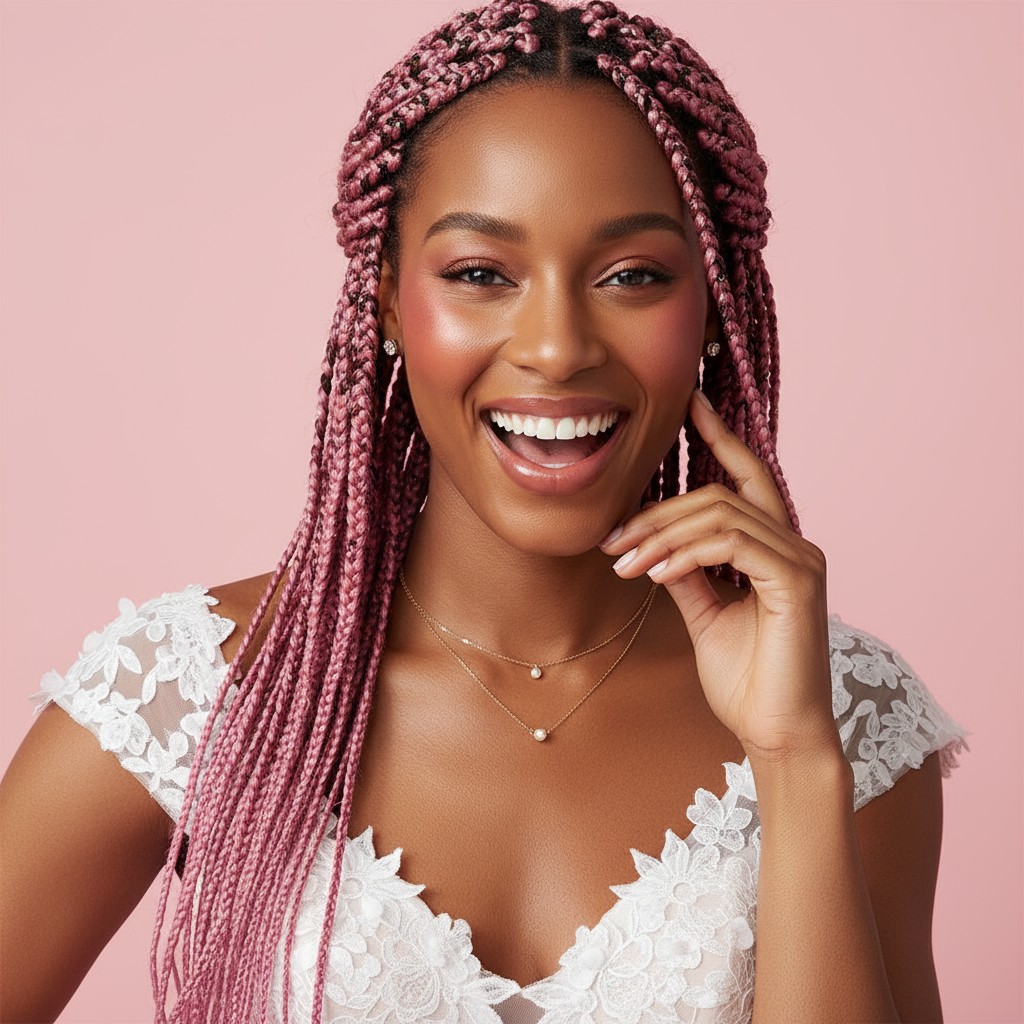 Pink Braids Ideas